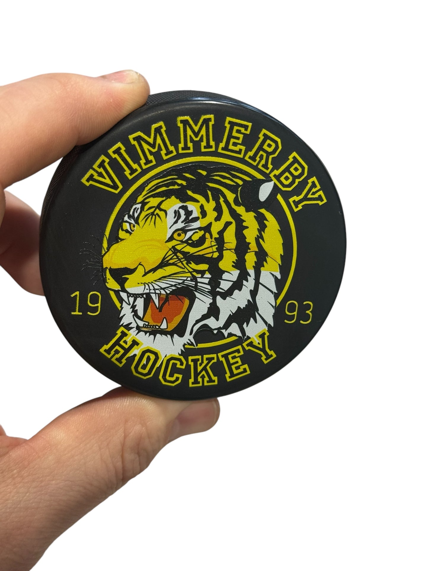 Puck med Uv print (egen text eller Hockey lag)